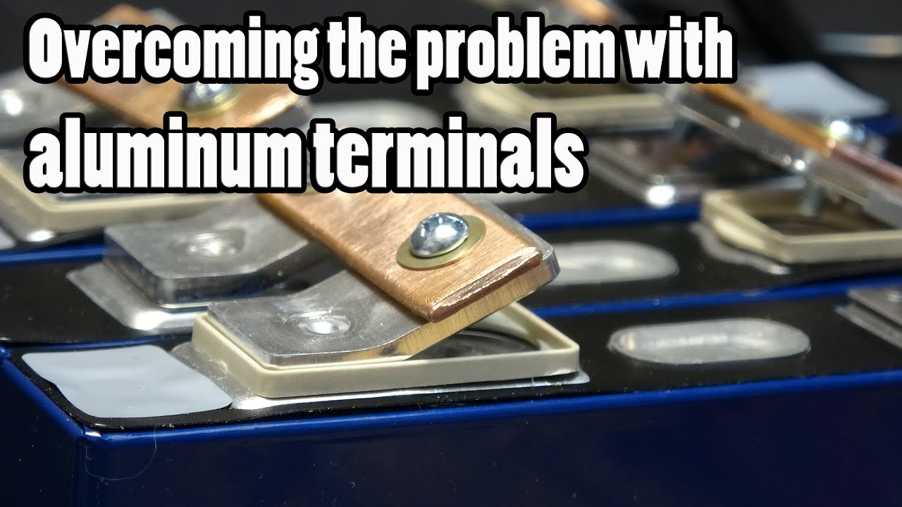 Make battery terminals for LiFePO4 50Ah prismatic cells