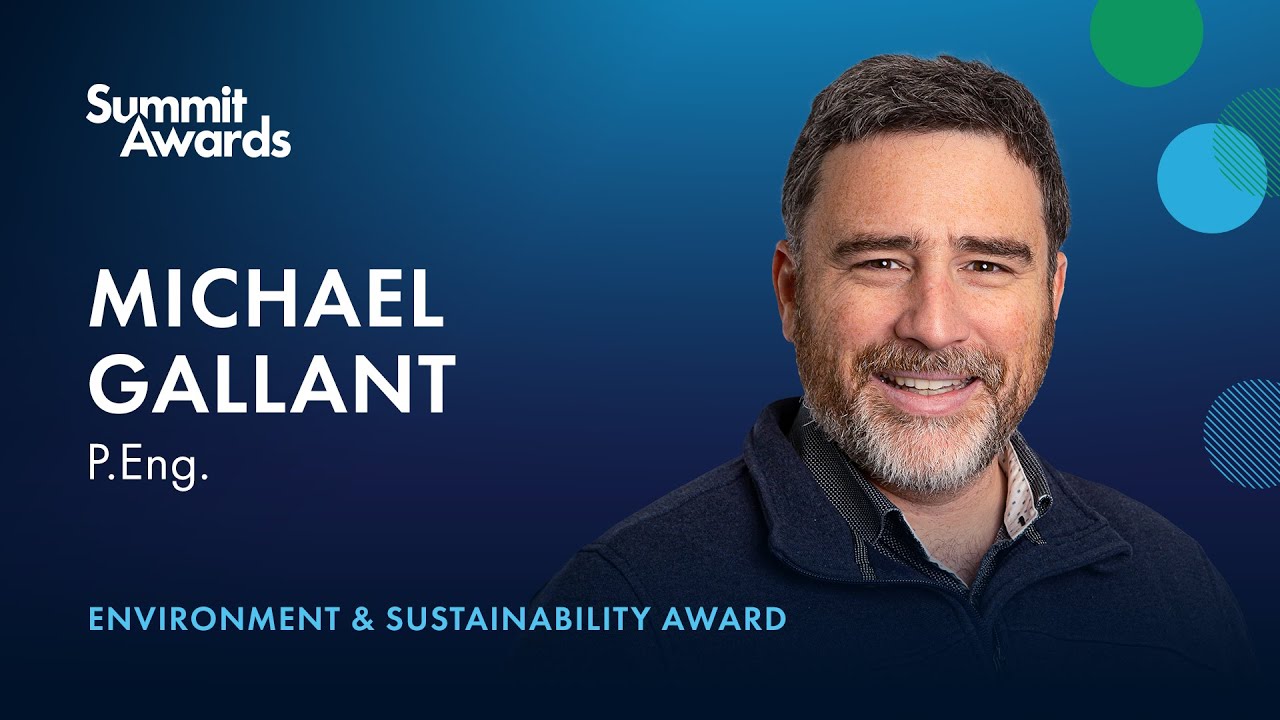 Mike Gallant - Recipient of the 2025 Environment and Sustainability Award