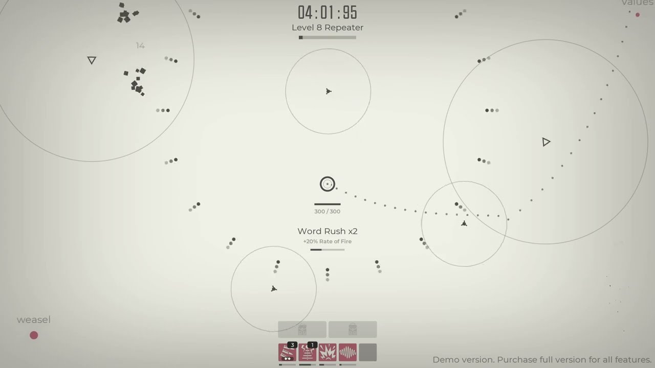 Glyphica: Typing Survival (Gameplay Demo)