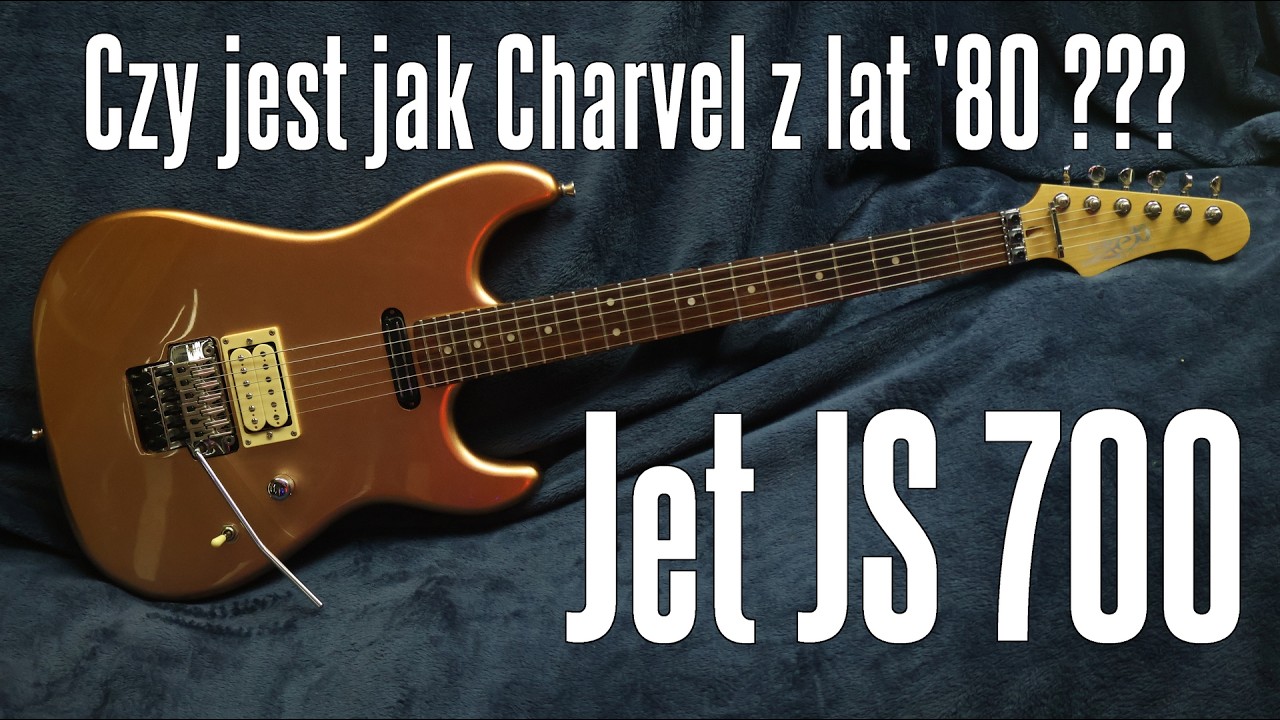 Obiecałem Wam tą gitarkę - Jet JS 700 w złocie - FILMIKI O GITARACH