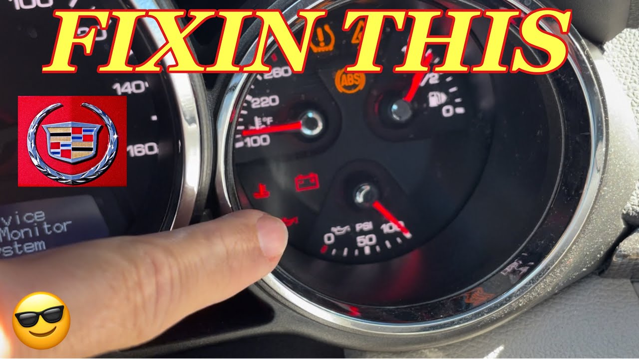Не работает датчик давления масла на CADILLAC CTS? Как заменить датчик давления масла / датчик / ...