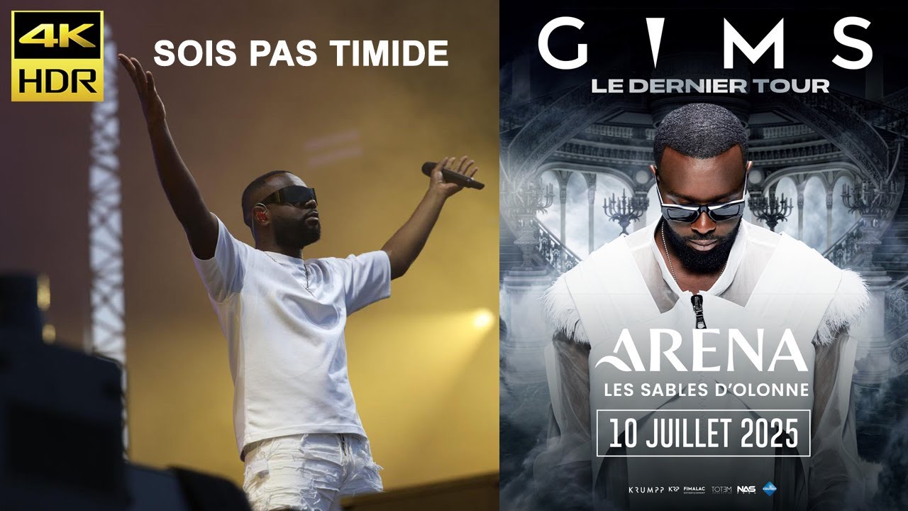 Gims - Sois pas timide (Live at Arena Forum, Les Sables-d'Olonne, France)