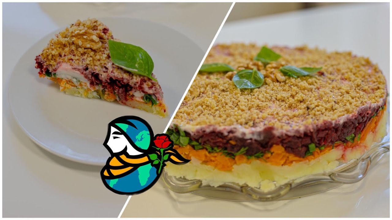 ŞUBA SALATASI NASIL YAPILIR? Vejeteryan Şuba salatası | Gulcans World