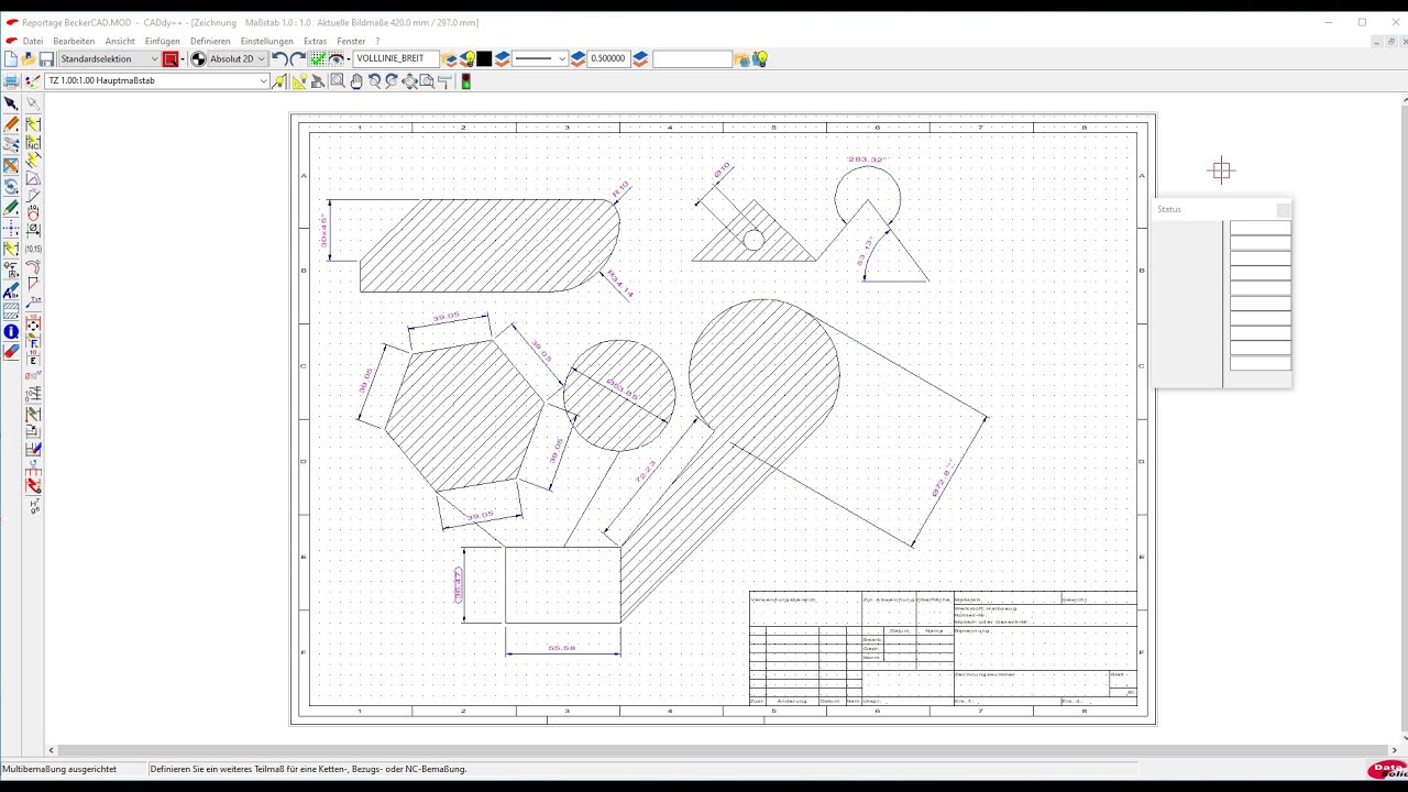 BeckerCAD 3D Pro: Einblicke in die 2D-Funktionen