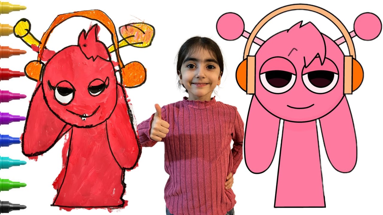 How to Draw Incredibox Sprunki Characters – Step-by-Step Art Tutorial! 🎨 #sprunki #howtodraw #kids