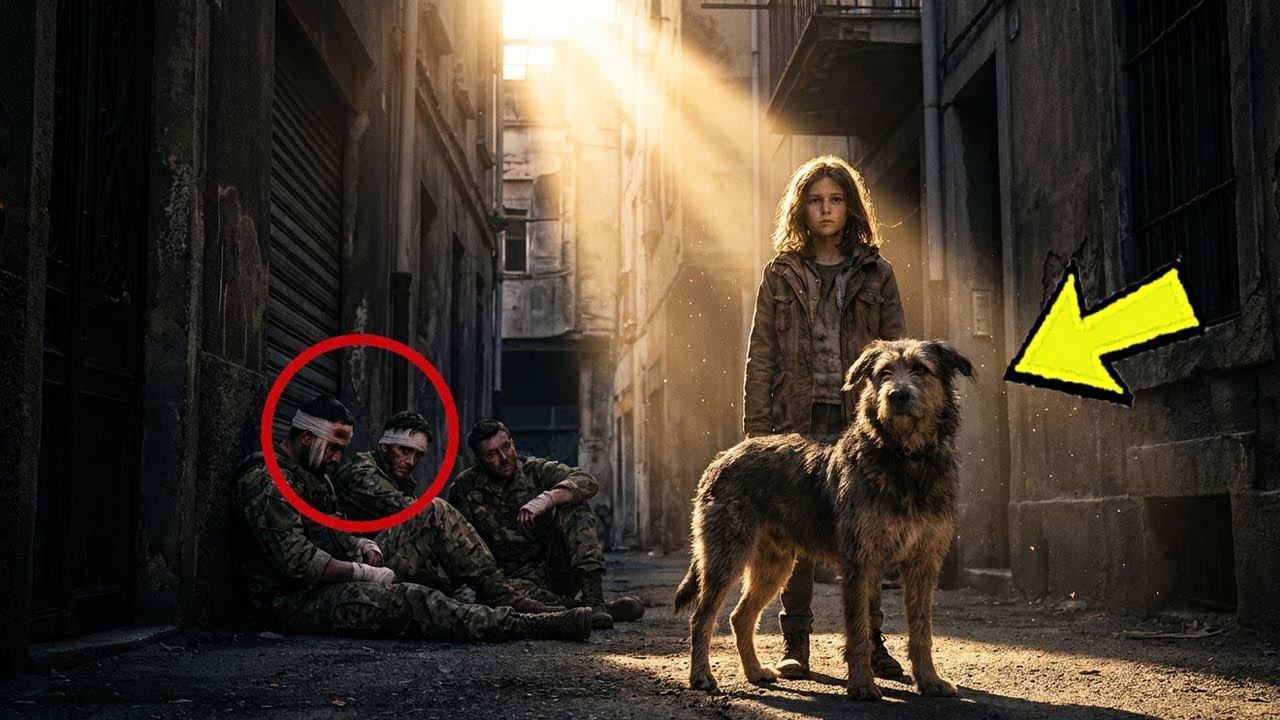 Mädchen und Hund retten 3 Marines in dunkler Gasse – dann geschieht ein Wunder