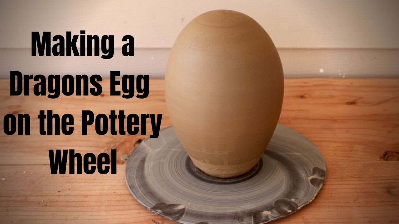 Making a Dragons Egg On The Pottery Wheel - Part 1