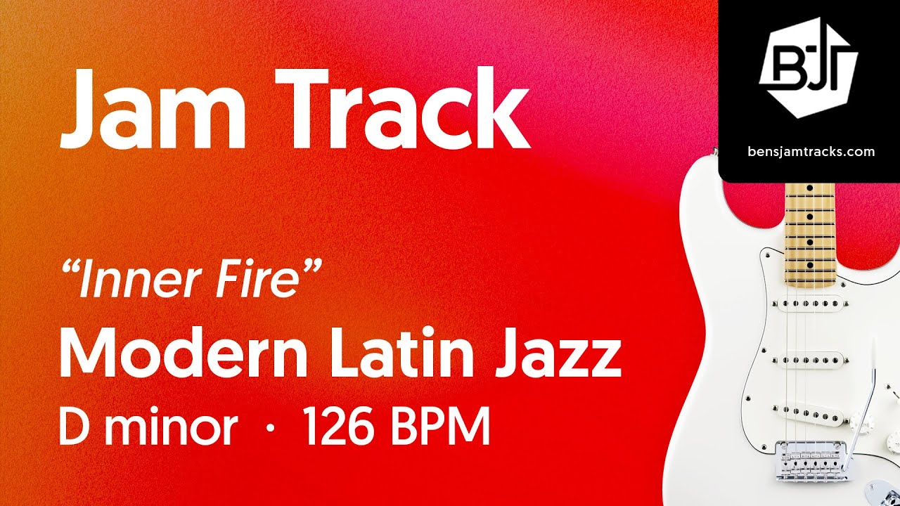 Modern Latin Jazz Jam Track in D minor 