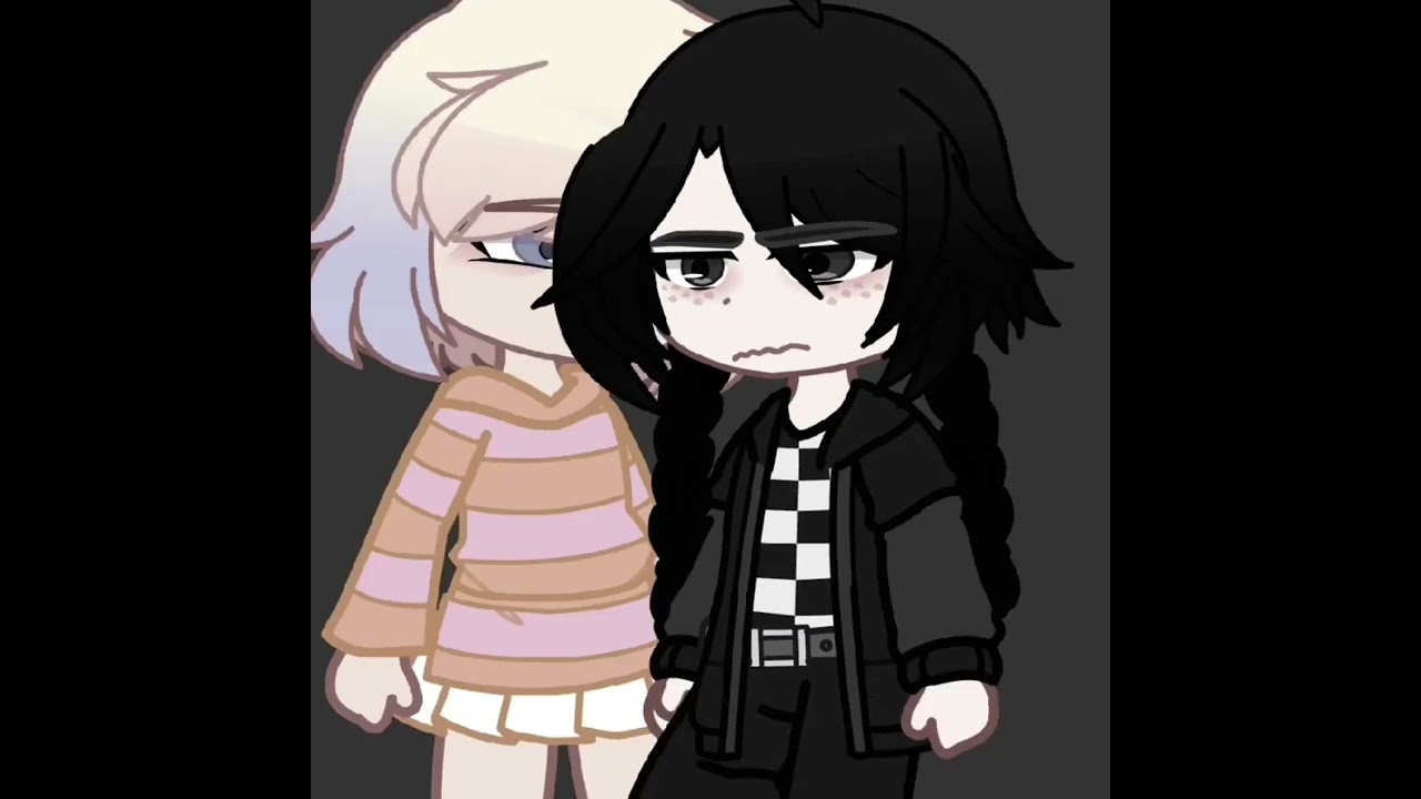 Wednesday & Enid//_gacha_meme_ #shorts #tiktok #wednesday #edit #cat #энид #уэнздей #шортс