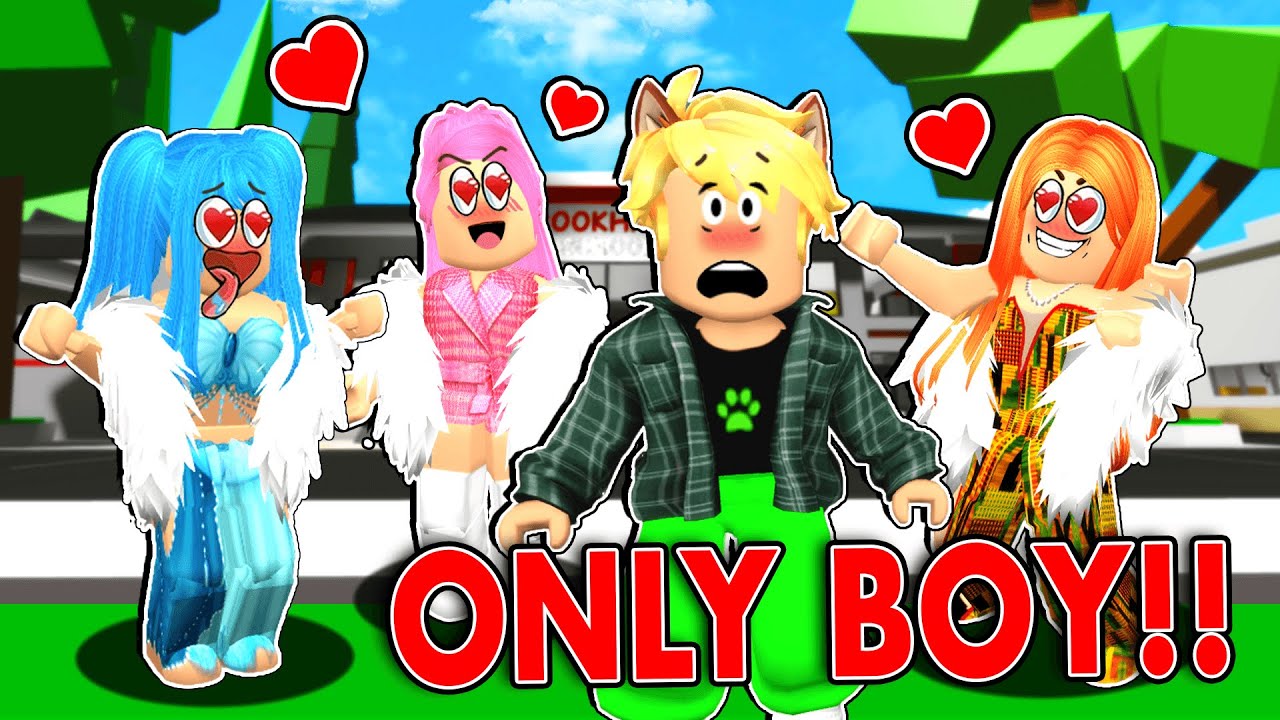 Я заставил трёх богатых и популярных девушек в школе драться из-за меня (Roblox Brookhaven 🏡 RP)