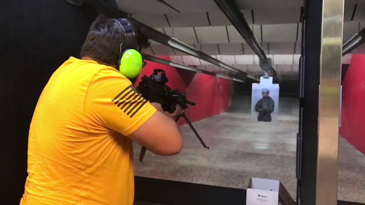 FN MK48 Full auto demo!