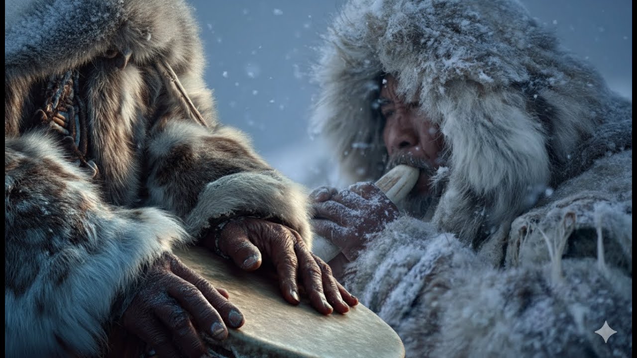 This Arctic Shamanic Music Awakens the Soul ❄️ Deep Inuit Drum & Flute Meditation 432Hz