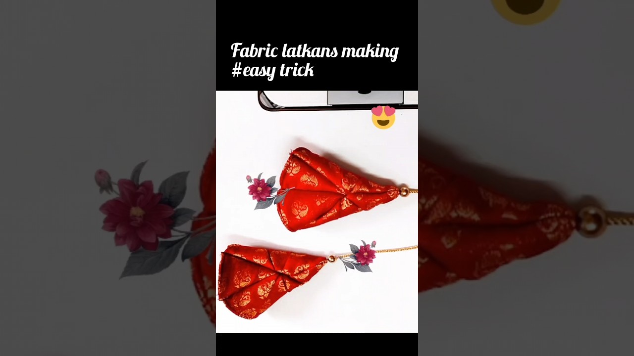 Creative fabric latkans making #beautiful tassels  stitching #sweinghacks  #ytshorts #shortvideo