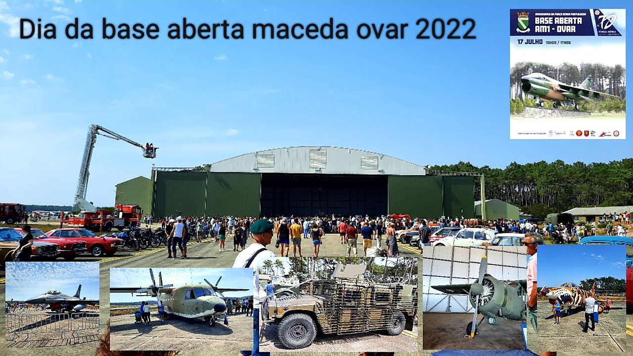 FUI AO DIA DA BASE ABERTA MACEDA OVAR 2022 [AVIOES CARROS CLASSICOS E MOTAS]