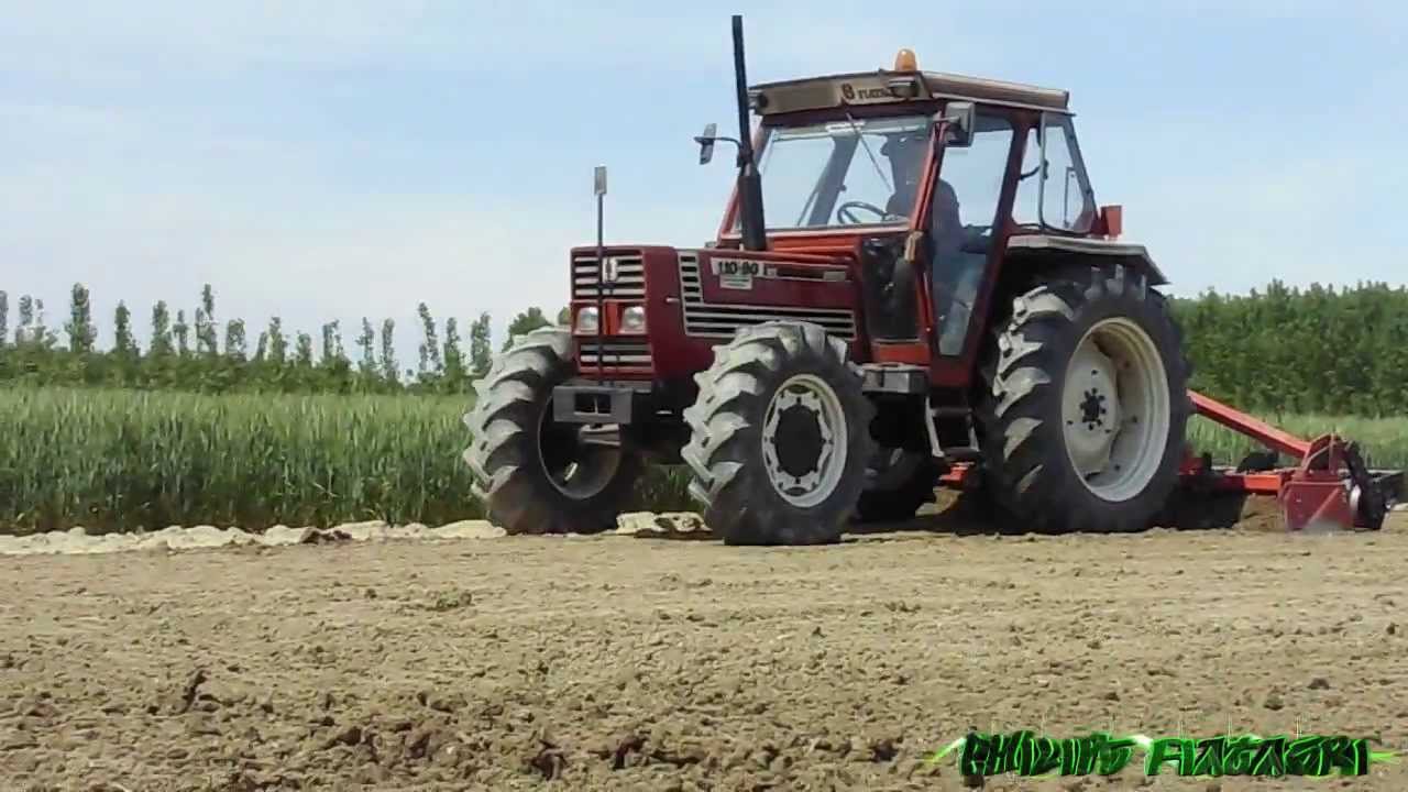 Fiatagri 110/90 DT + OM 650 Special | Preparazione terreno 2013 | Soil Preparation 2013