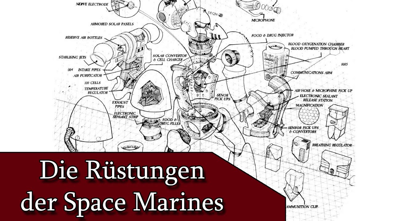 Die Rüstungen der Space Marines