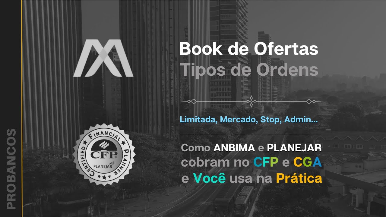 Book de Ofertas e Tipos de Ordens