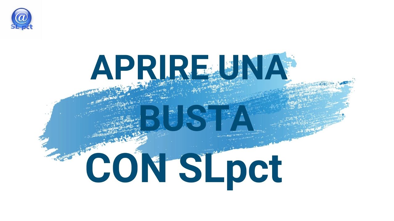 Riaprire una busta creata in precedenza con SLpct