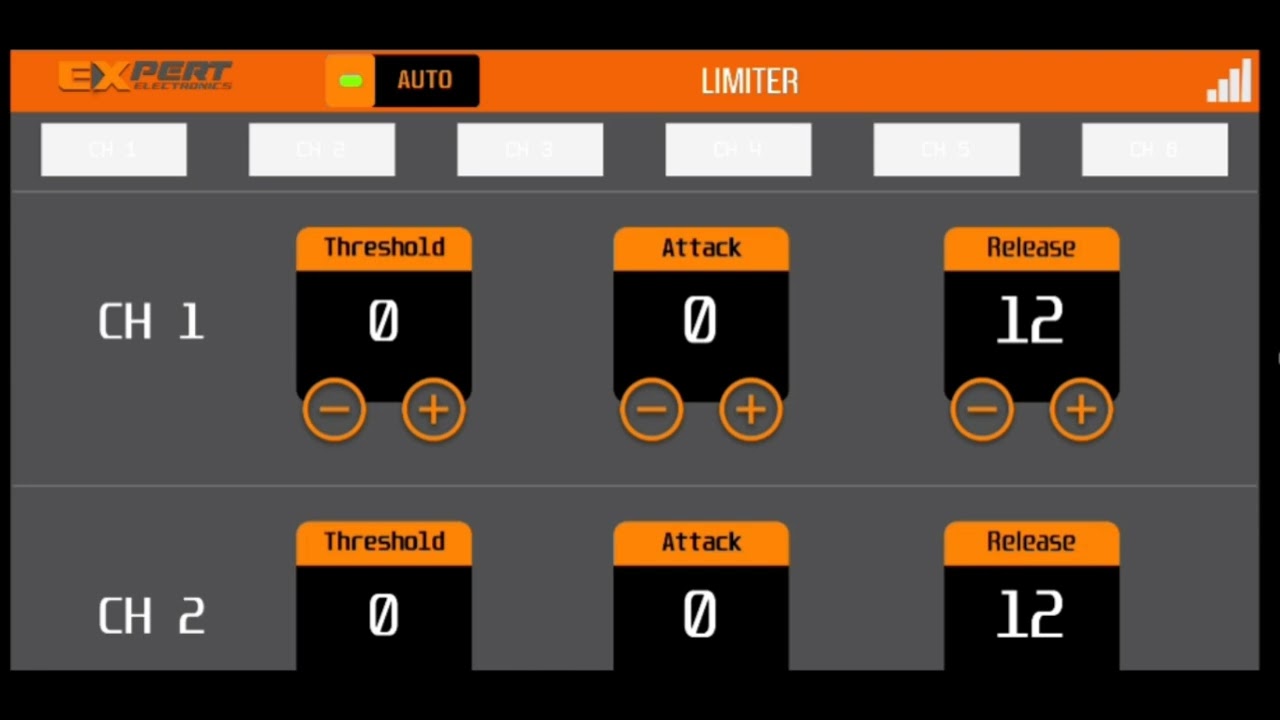 Procesadores Expert X-Air: Configuración y funciones