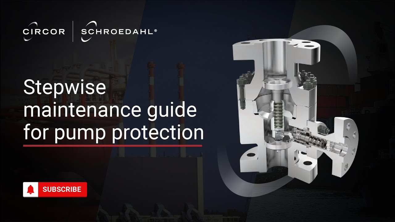 Step-by-step maintenance video guide for Schroedahl – TDM pump protection