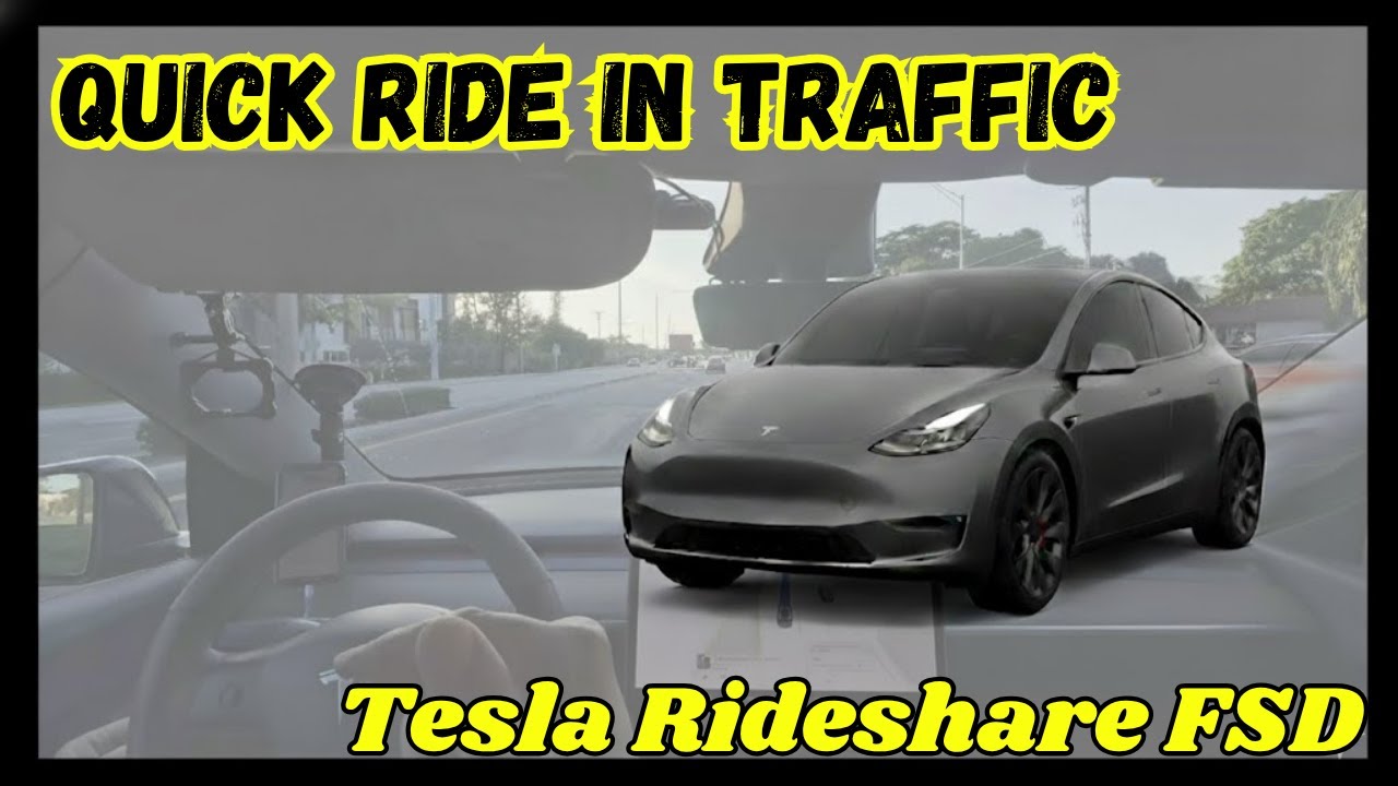 Сможет ли Tesla Model Y с FSD 12.6.4 справиться с пробками?