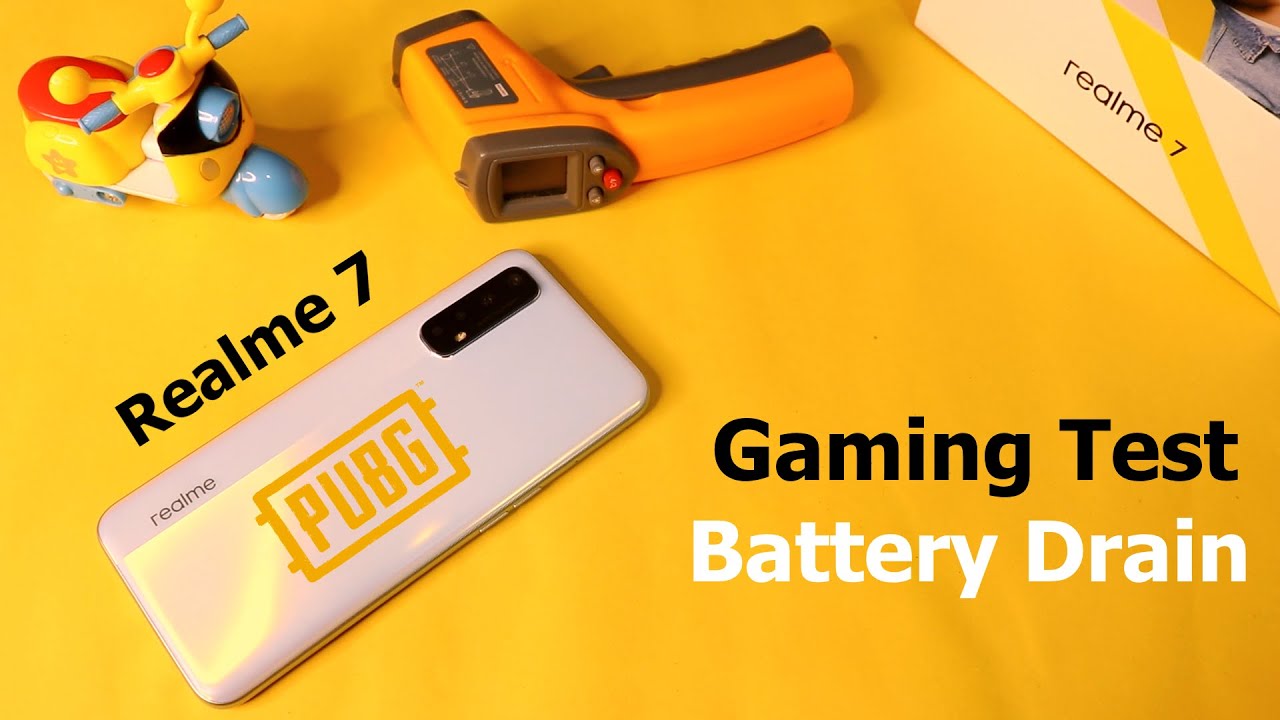 Realme 7 Pubg Test | Gaming Review & Battery Drain Test