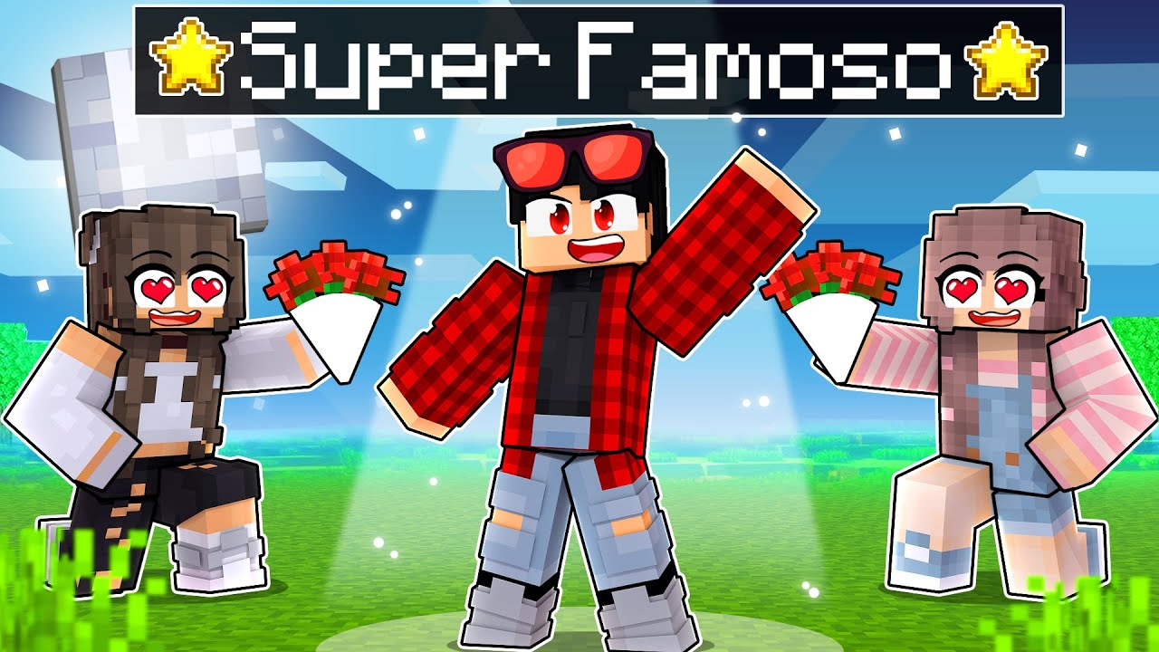 P3DRU ficou SUPER FAMOSO no Minecraft