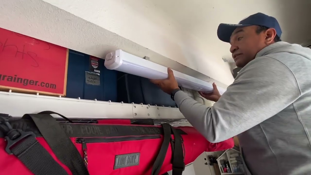 KODA led linkable shop light install & review