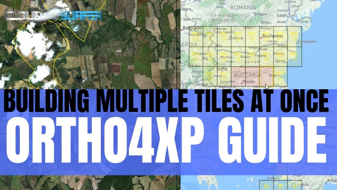 ORTHO4XP Tutorial on Multiple Tiles | How to build more at once | Photoreal Scenery for X-Plane 11
