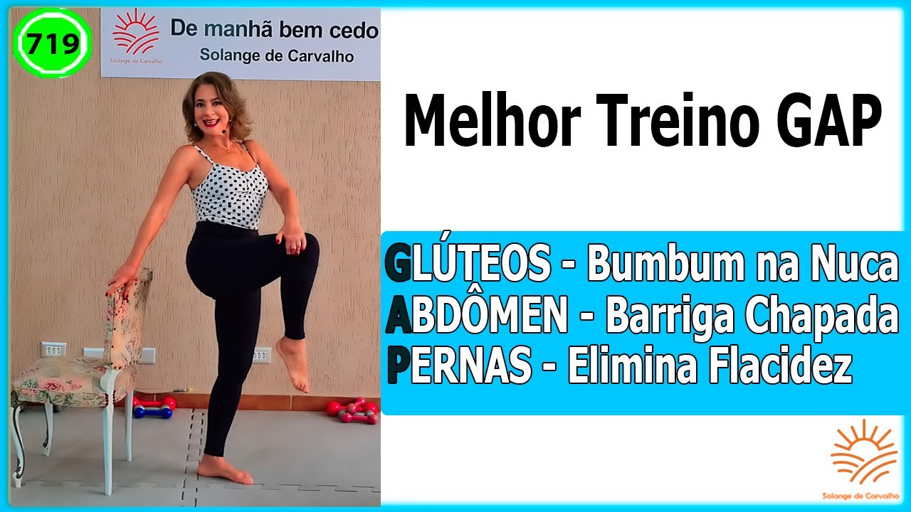 🔴 Melhor Treino GAP 🔥 GLÚTEOS, ABDÔMEN e PERNAS - Bumbum na Nuca, Barriga Chapada e Elimina Flacidez