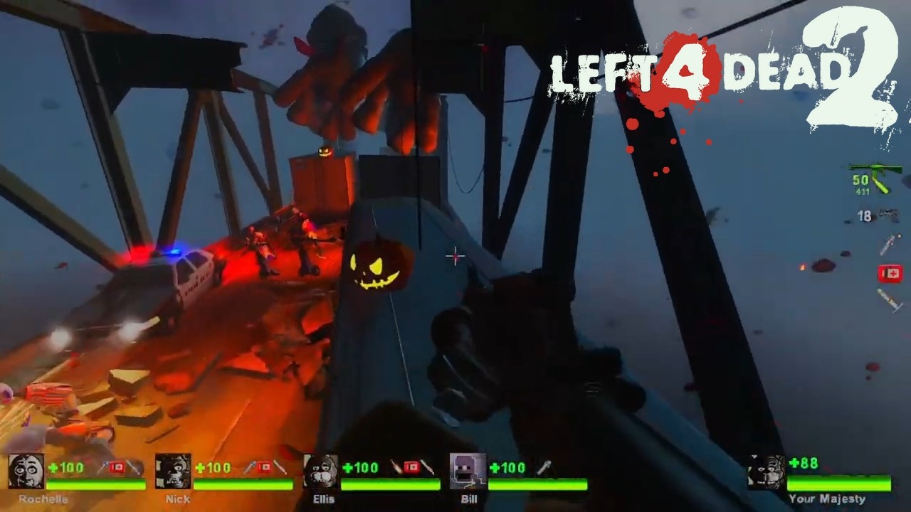L4D2 - The Haunted Bridge Map Meatwall's Revenge Arc Full Gameplay Expert