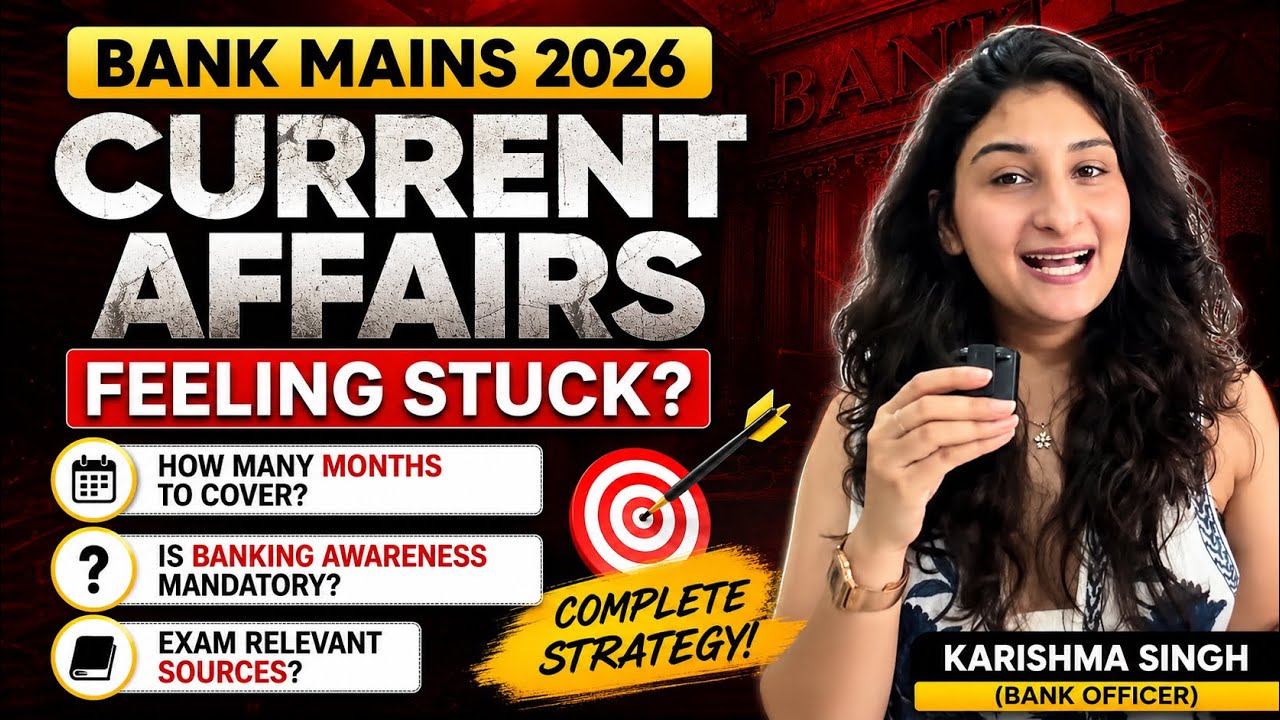 AFRAID OF CURRENT AFFAIRS? SCORE 30+ EASILY| STRATEGY WITH VIDEO & MCQ SOURCES | Karishma Singh