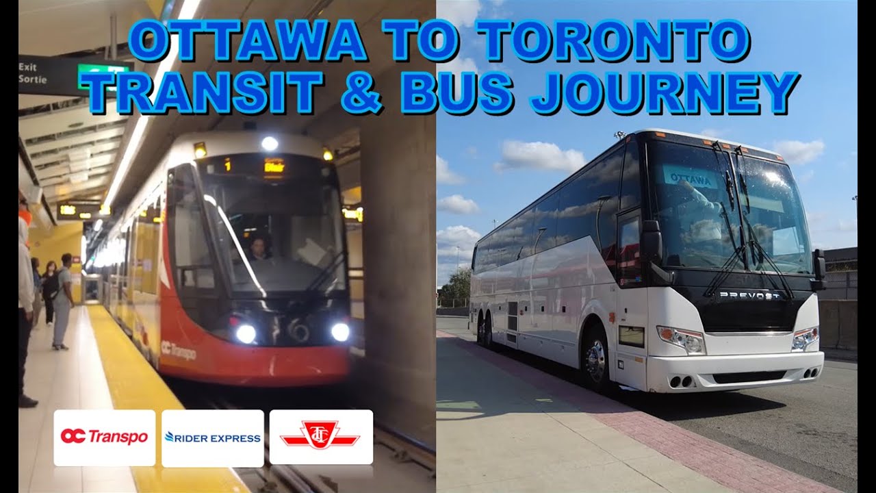 Ottawa to Toronto Transit & Coach Bus Journey