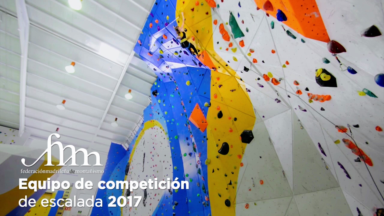 Equipo de competici&oacute;n de escalada FMM 2017