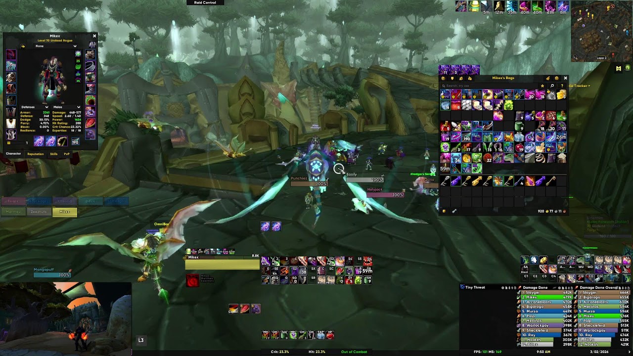 Fatality Raid 3/1 Gruul/Mag Arms War into Rogue PoV