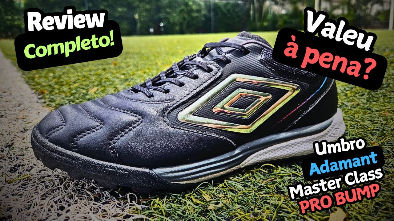 Umbro Adamant Master Class Pro Bump é Boa? Review Completo de Chuteira de Society!