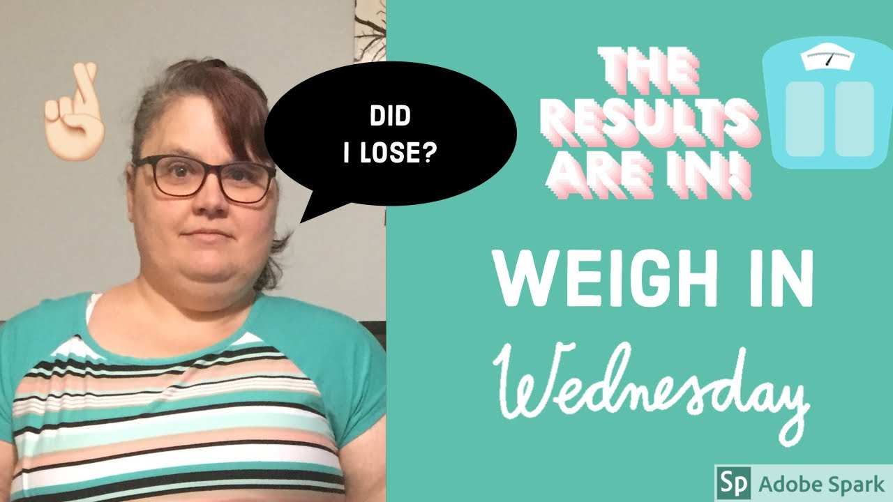 Weigh In Wednesday