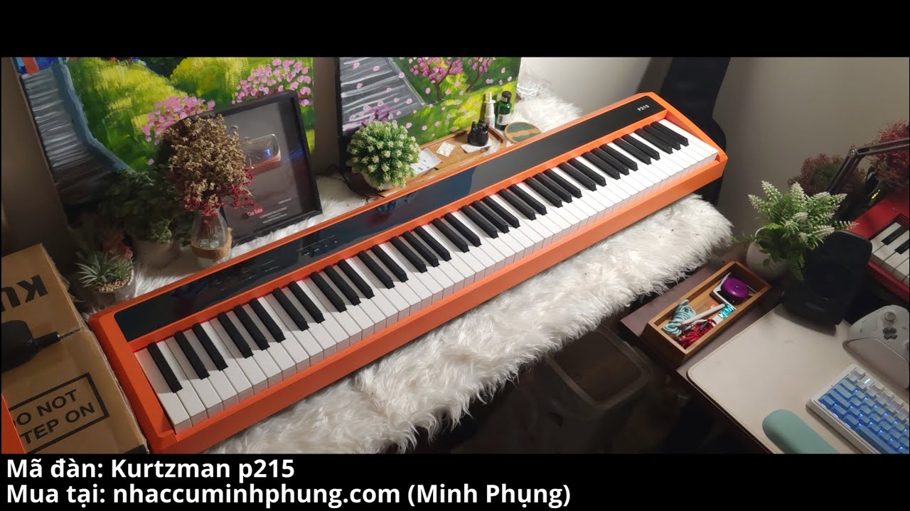 [Review] Piano điện giá rẻ cho người mới học: Kurtzman P215