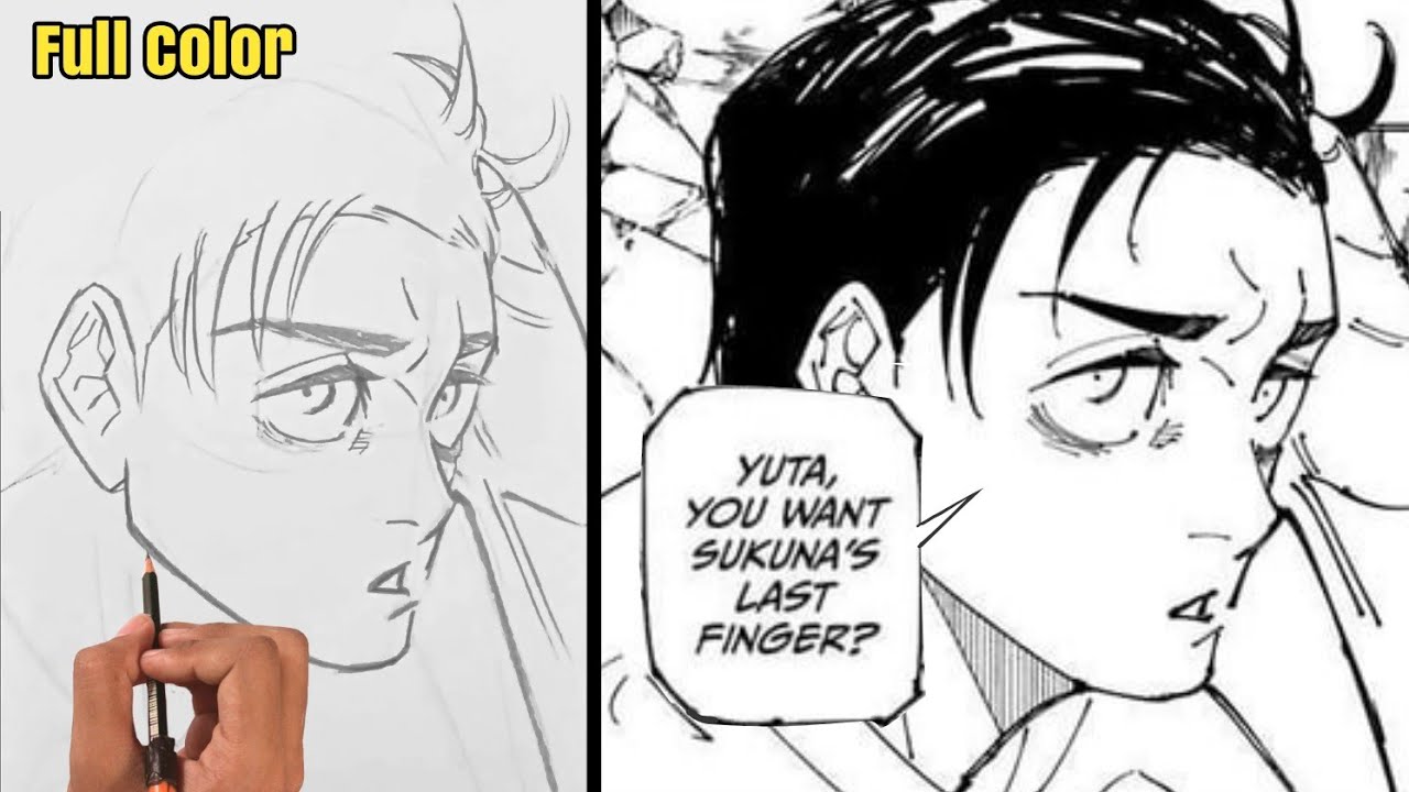 How to Draw GOJO In YUTA's Body Step By Step Tutorial - Jujutsu Kaisen 