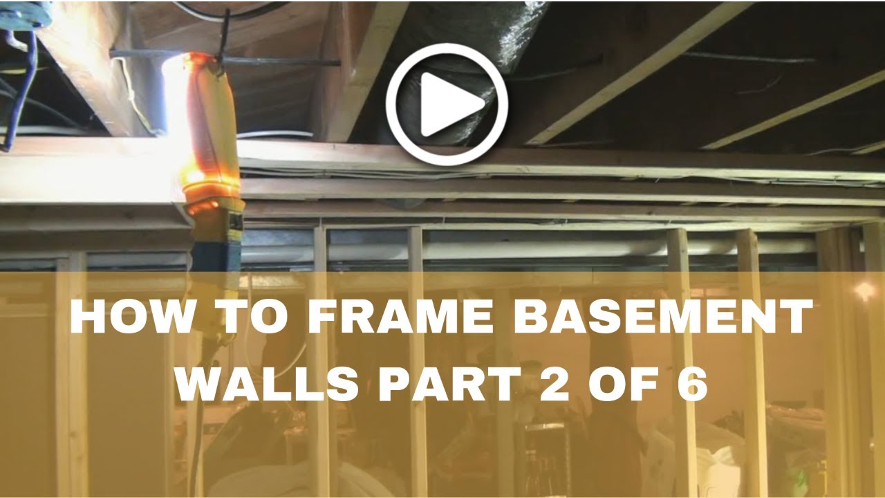 How-to Frame a Basement(How to layout basement walls) Part 2 of 6