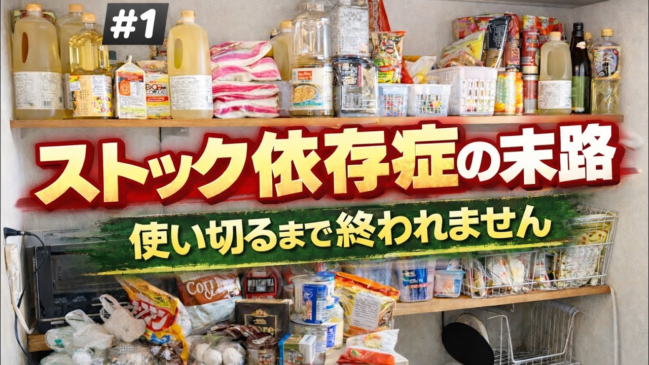 【ガチ節約始めます】ストック地獄、使い切るまで終われません#1