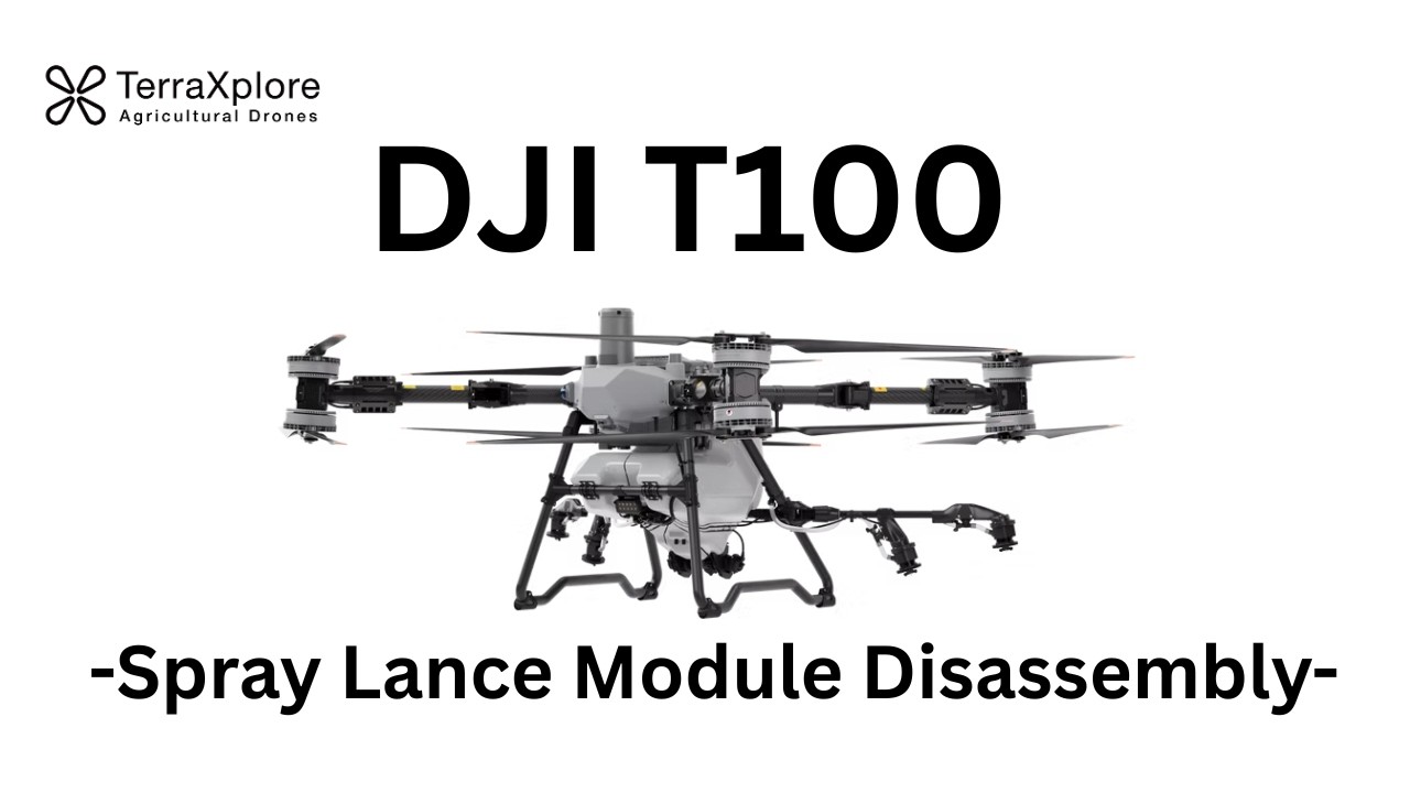 DJI T100 / LD 220 Spray Lance Module Removal & Maintenance