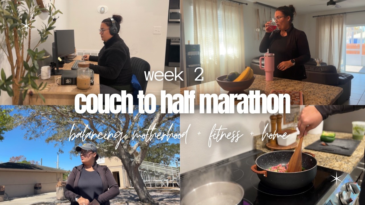 WEEK 2 COUCH TO HALF MARATHON : New PR ALREADY?! GLP1 + Meal Prep