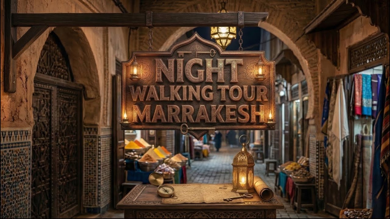 Night Walking Tour Old Town, Marrkech 