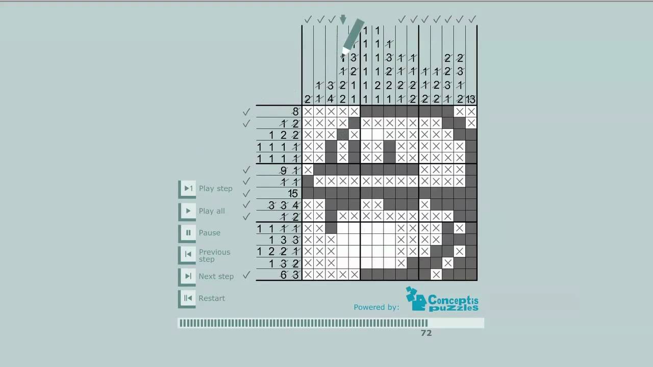 Pic-a-Pix Tutorial: How to solve a Picross puzzle (AKA Nonogram, Griddler and Hanjie)