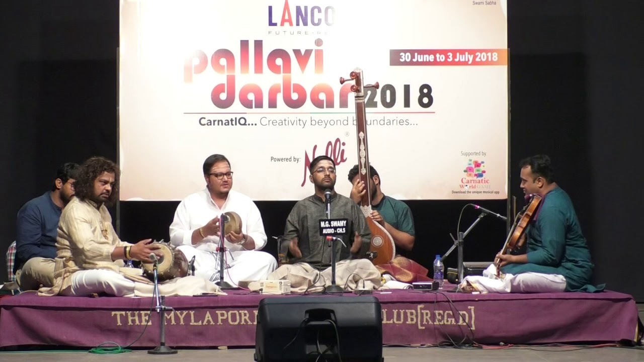 Grand Pallavi Darbar spl Concert  l Abhishek Raghuram l Carnatica & Sri Parthasarathy Swami Sabha