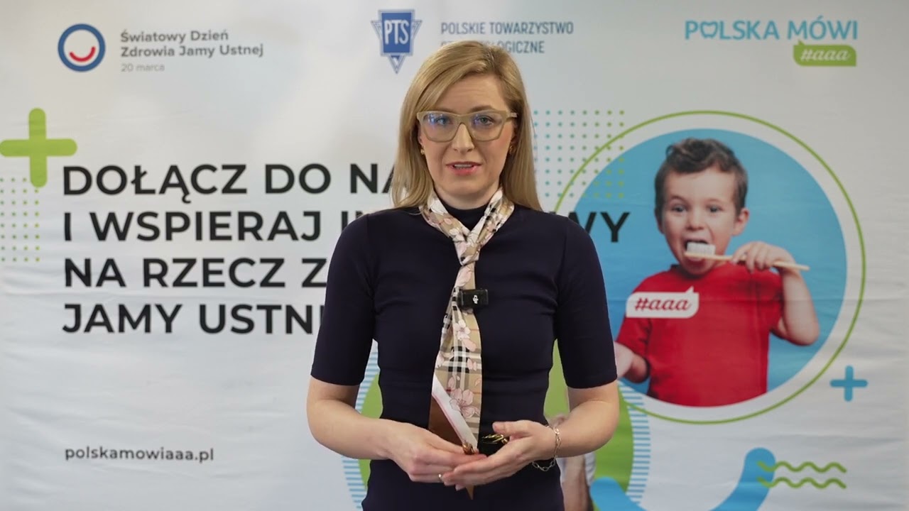 WOHD 2024 Polska Mówi aaa -  Dr Irena Duś-Ilnicka z Katedry i Zakładu Patologii Jamy Ustnej UMW