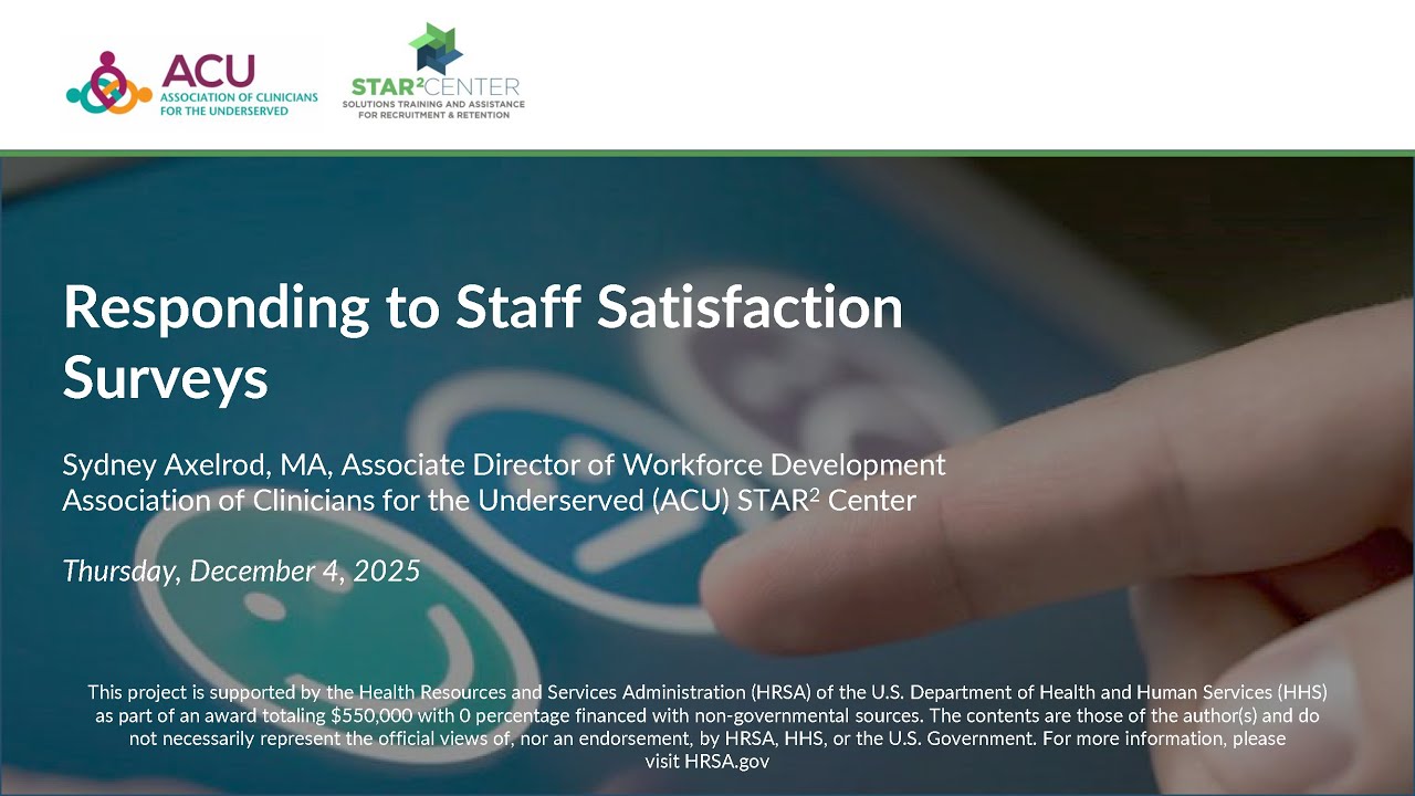 Responding to Staff Satisfaction Surveys