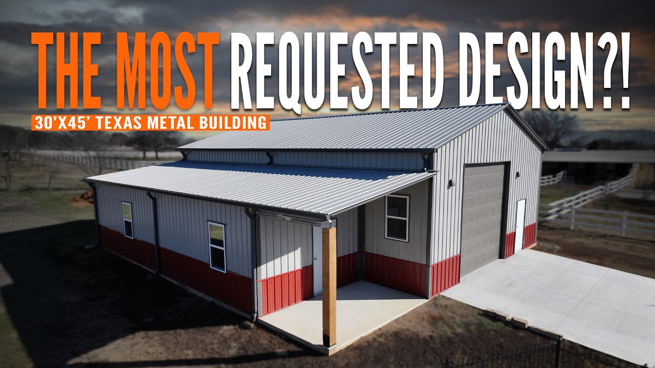 Is This the Most Popular Metal Building Design of 2026?! | 30x45 Metal Shop | WolfSteel Buildings