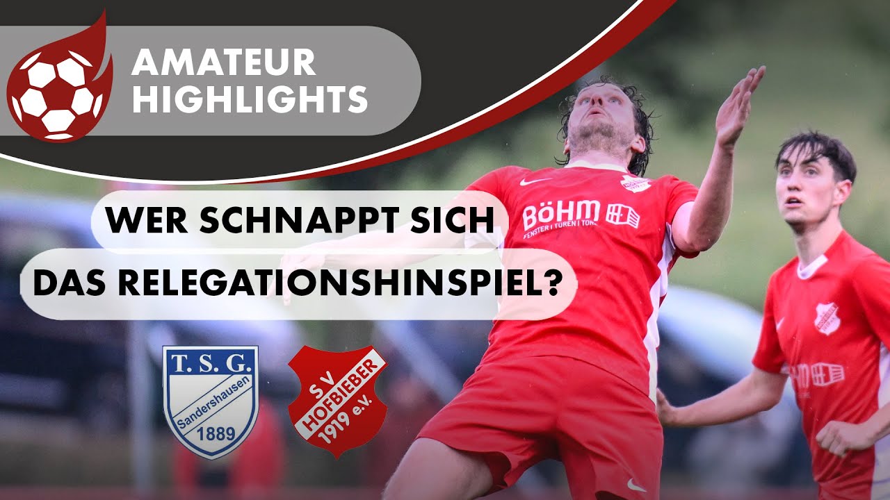 Tolle Unterstützung | Relegations-Auftakt | TSG Sandershausen vs. SV Hofbieber | Fußball-Highlights